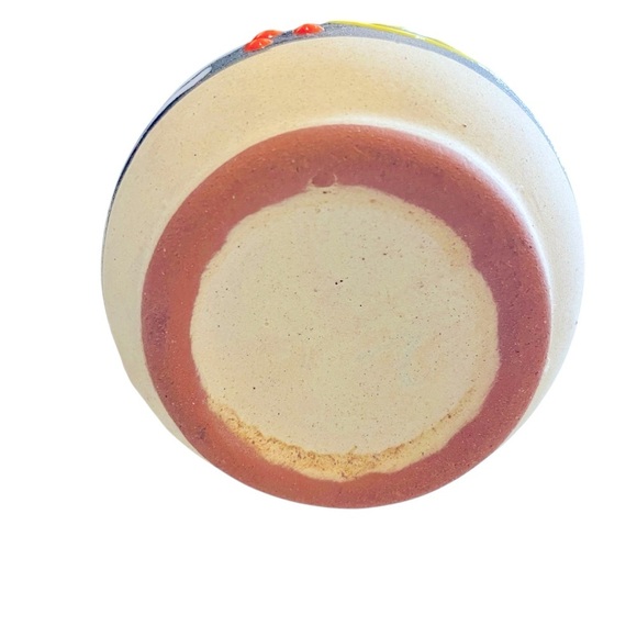 Mexican Folk Art Pottery Terracotta Handmade Mug MADE IN MEXICO 4” - Picture 5 of 7